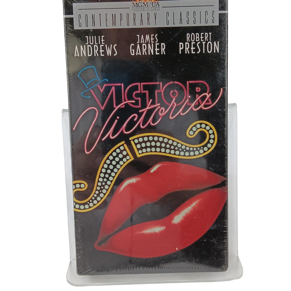 Vintage Victor/Victoria VHS Julie Andrews James Garner MGM Musical Comedy Sealed